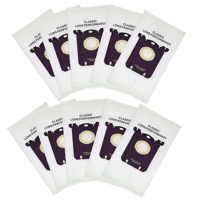 10 Pcs/Lot Dust Bag for Electrolux E201B for Philips FC8021 GR201 AEG for S-bag FC9000 FC9049 HR8500 HR8350 FC9150