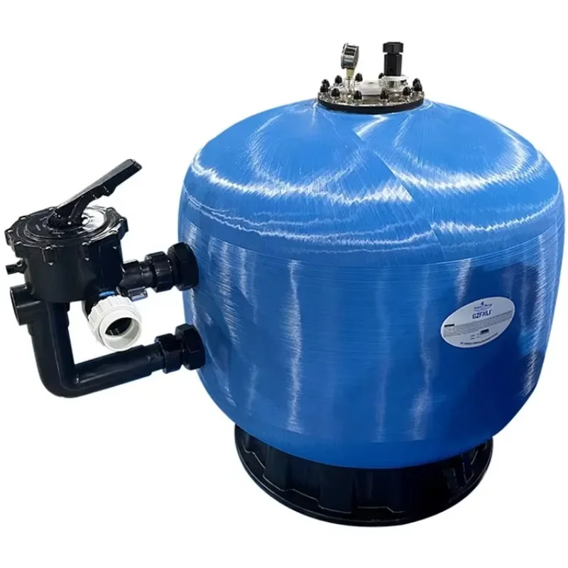 factory wholesale swimming pool fiberglass side mount sand water filter