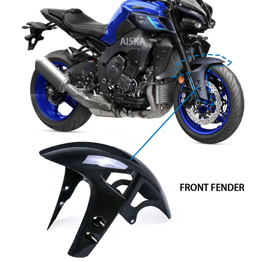 For YAMAHA MT10 FZ10 2022 2023 2024 Carbon Fiber Motorcycle Accessories Front Fairings Fender Tank Cover Side Panels Chain Guard