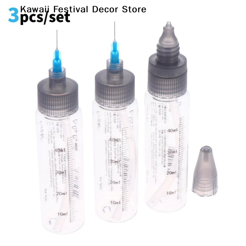 3Pcs Paint Mixing Bottles Portable Painting Tools Parts Wash-Free Airbrush Accessories DIY Making Hobby Craft Tool (Only Bottle)