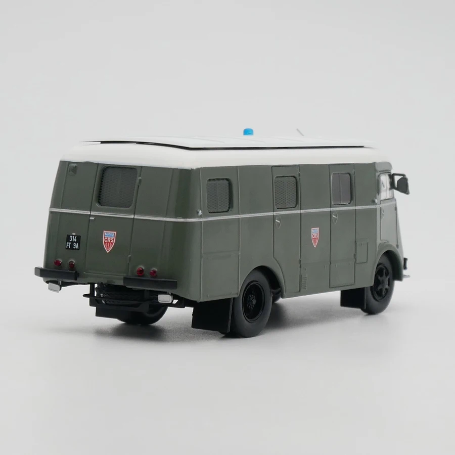 Diecast IXO 1:43 Berliet French National Security Guard Mobile Police Car Alloy Car Model Collectible Toy Gift Souvenir Display