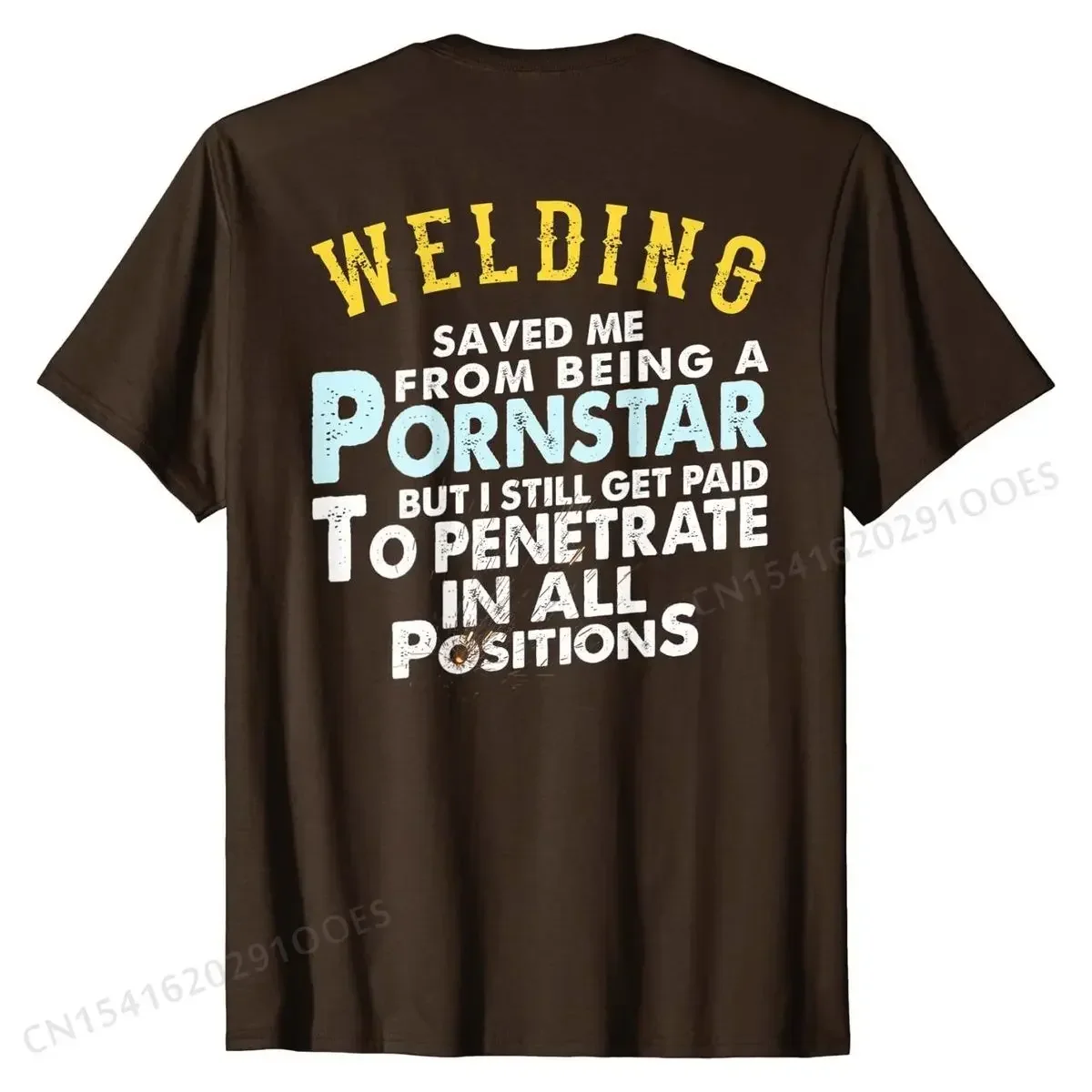 Funny Welding Gift for Proud Welder Print T-shirt 100% Cotton Casual Top Shirt Cute for Men High Quality Fashion