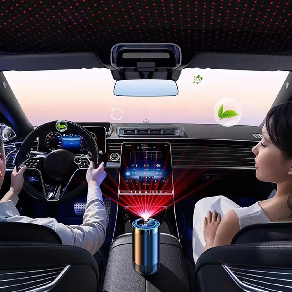 

Car Air Freshener Diffuser Smart Adjustable Car Air Freshener Car Aromatherapy Diffuser With Ambient Light Car Inter Decoration
