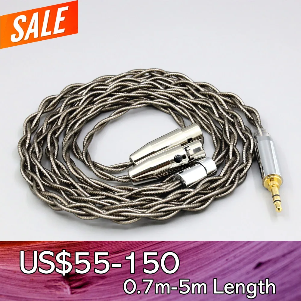 99% Pure Silver Palladium + Graphene Gold Earphone Shielding Cable For Meze Empyrean Kennerton Thekk Vali Thror Headphone