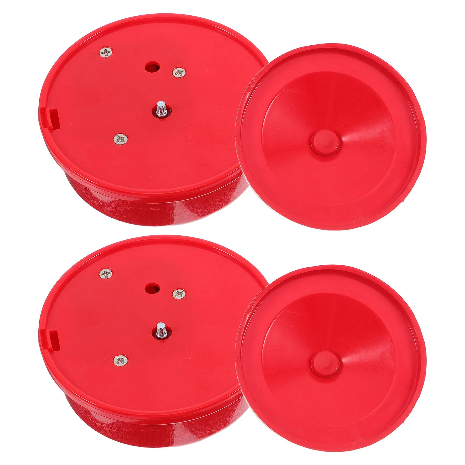 2pcs DIY Musical Box Base: Round Rotatable Platform for Crafting - 18 Tone Windup Motor Mechanism Base for Handmade Music Box
