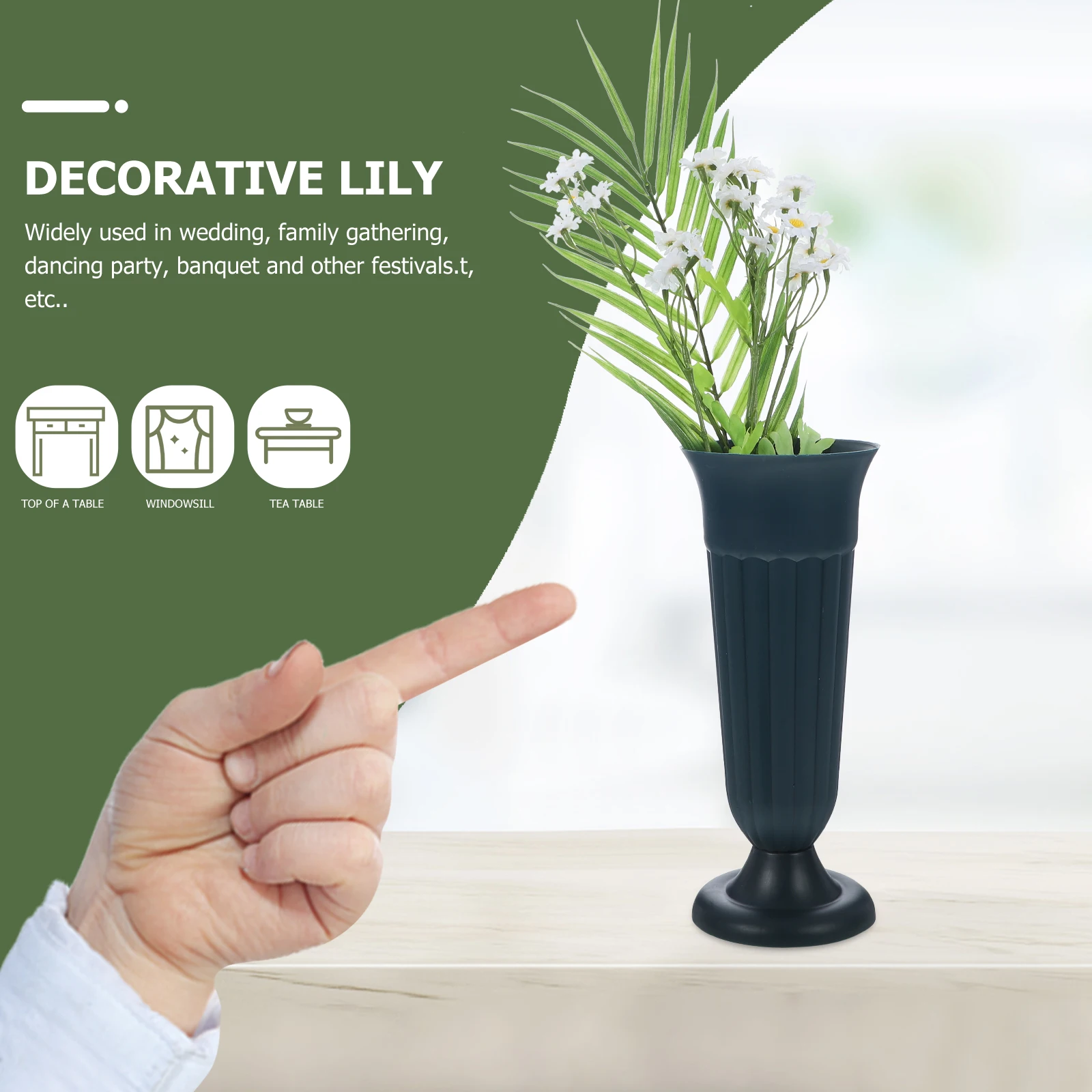 

Flower Arrangement Bucket Grave Vases For Flowers Holders Pot Cemetery Container Memorial Graves Urn Planter Flower Vase