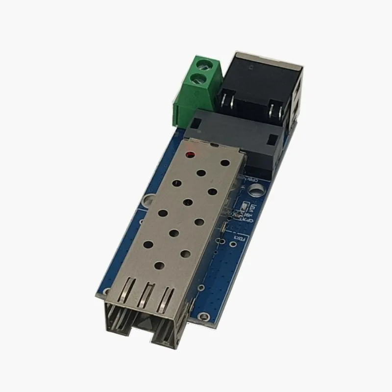 For Mini Gigabit RJ45 To SFP Media Converter Board LC Fiber Optic Signal Conversion Communication Module