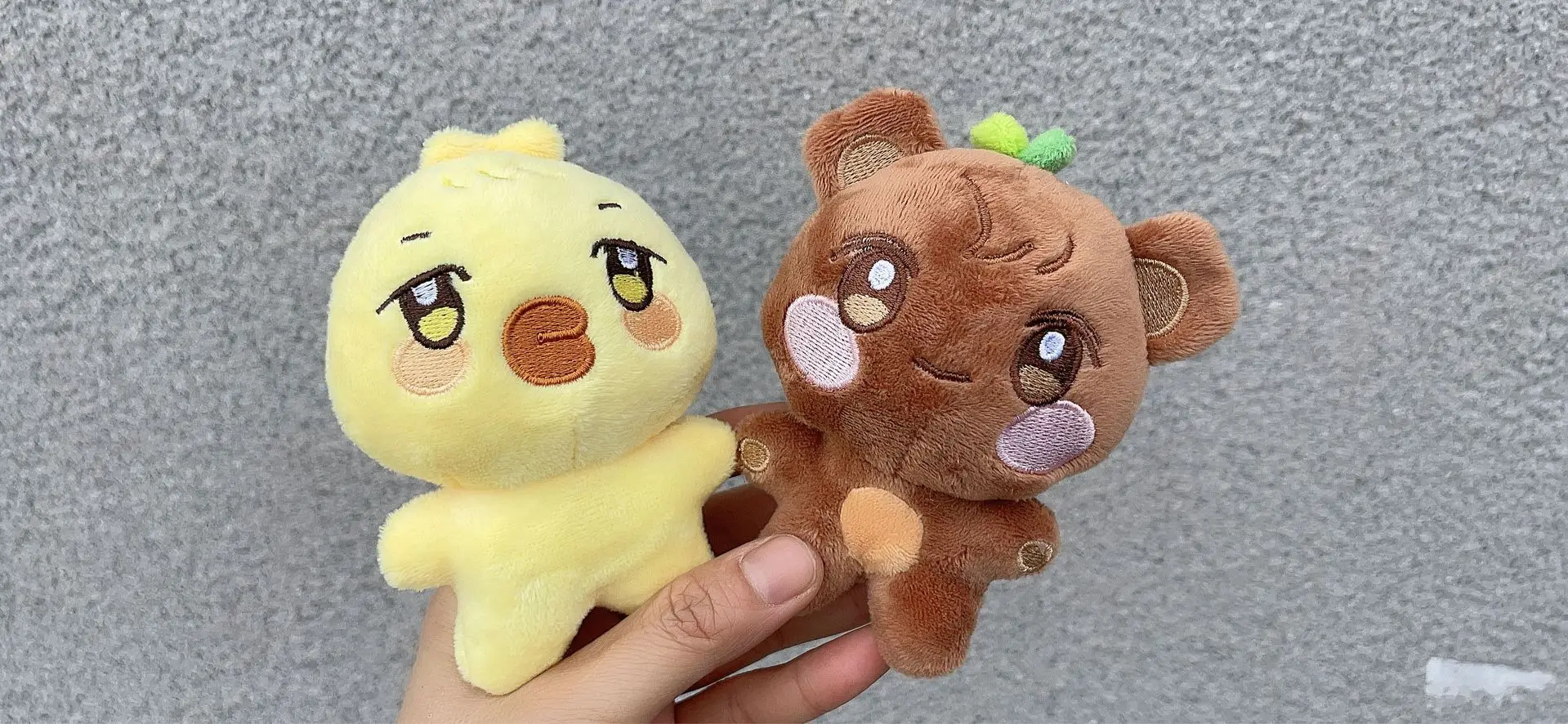 10CM Kpop ATEEZ Plush Pendant Keychain Aniteez Design Hongjoong Seonghwa Yunho Yeosang San Ming Wooyoung Jongho Accessories