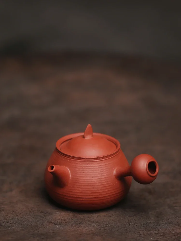 Small Side put the Pot Raw ore, Chaozhou Zhu Mud, Semi-Manual Large Opening, Easy, Warm Tea, Hot Wine Heating, Teapot