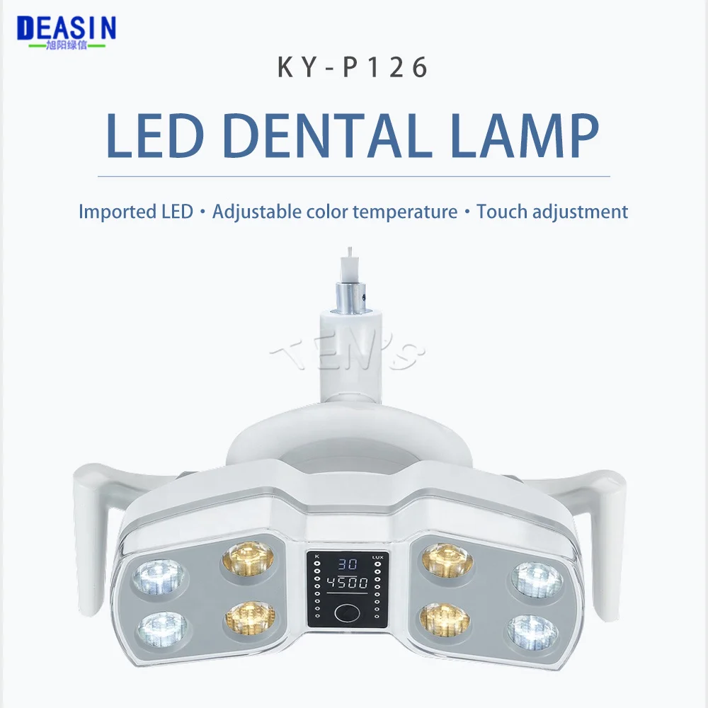 

Dental Equiment Operation 8 Bulbs Lamp For Implant Dental Chair LED Light Shadowless With Induction Clinic LED Lamp