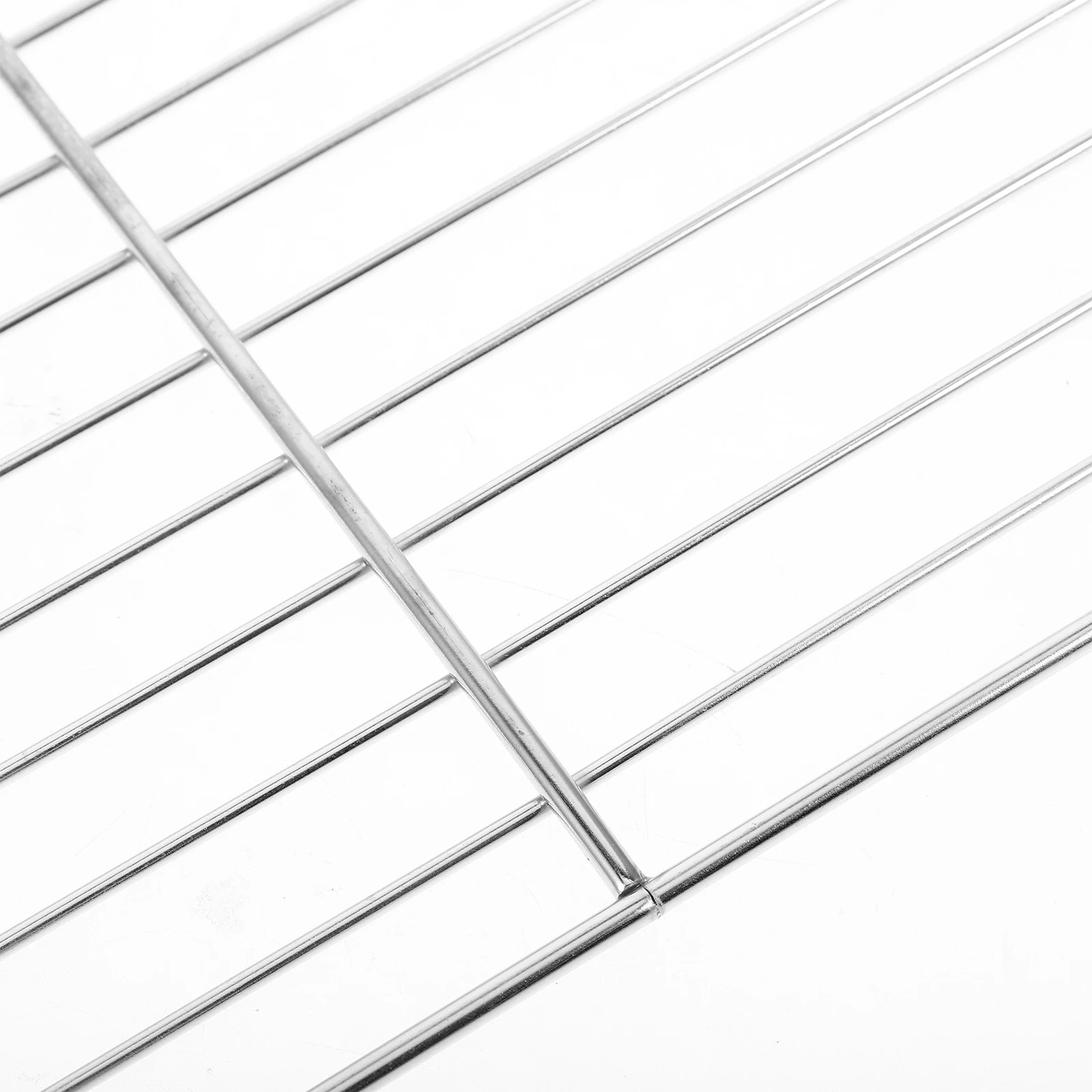 

1pcs Stainless Steel Bbq Grill Net Heavy Duty Cooking Grate Outdoor Mesh Grate For Barbecue Grilling Meat Fish Burgers Sausages