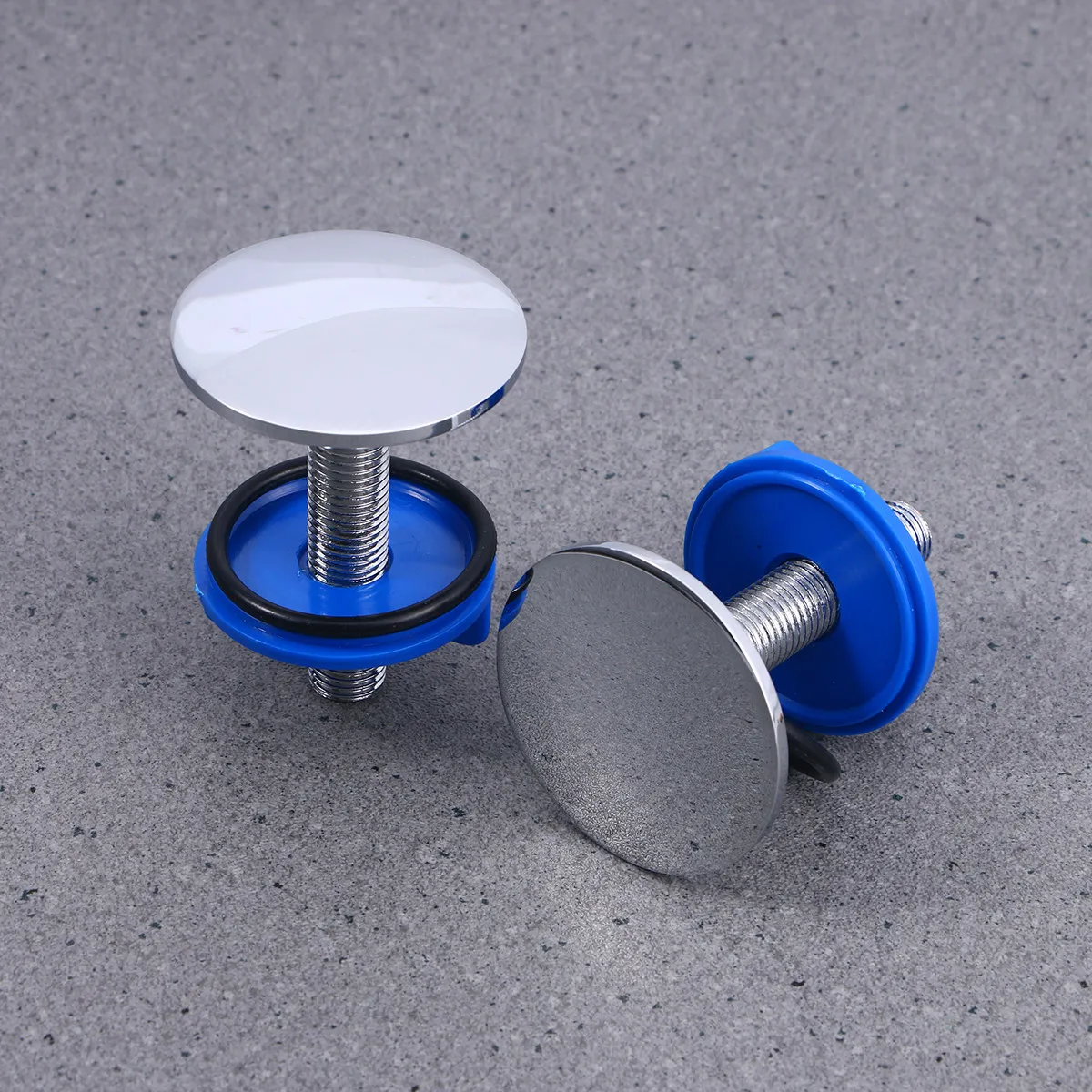

2Pcs Rustproof Stainless Steel Sink Hole Cover for Kitchen Faucet Holes 12-49Mm Standard Size No Leak Easy Installation Sink