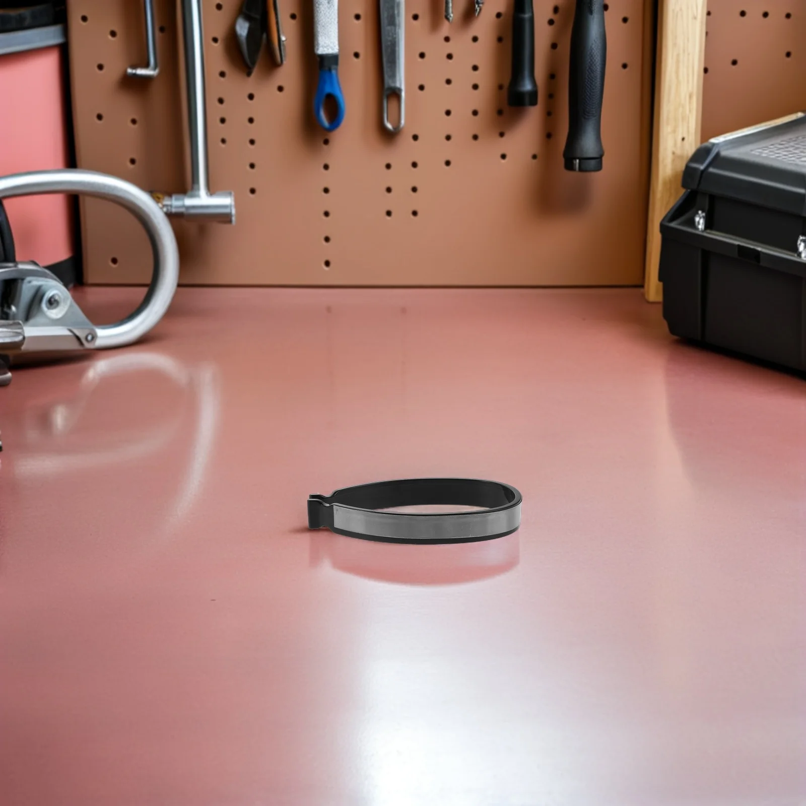 2 Pasang Klip Celana Bersepeda Reflektif Desain Lebar Warna Abu-abu Untuk Keselamatan Berkendara Malam Hari Tali Celana Pengikat Kaki Sepeda Bersepeda Berkemah