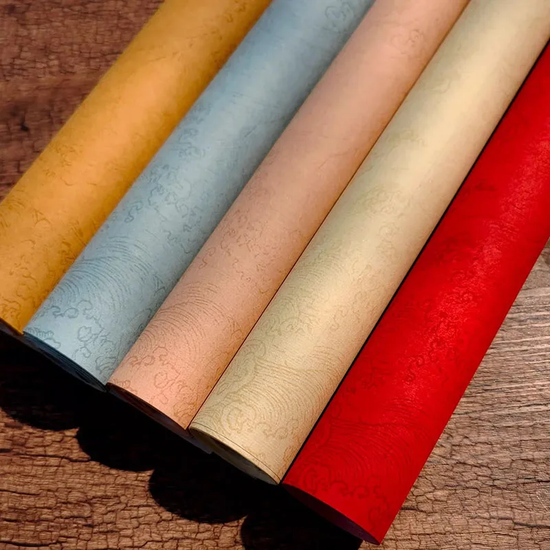 5 Sheets Half-Ripe Xuan Paper for Calligraphy, Chinese Rice Paper (70% Ripe) for Ink Brush Painting