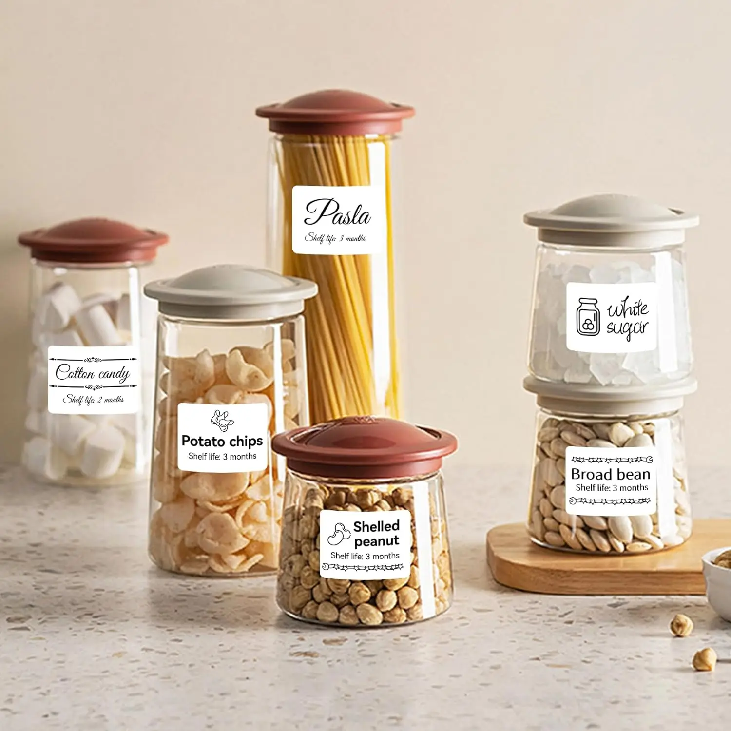 920 قطعة 30 × 20 مم (1.18 بوصة × 0.79 بوصة) ورق ملصقات حراري - مناسب Phomemo M200/M110/M220/DETONGER P1، الهالوين، الباركود/العنان/الملصق المنزلي