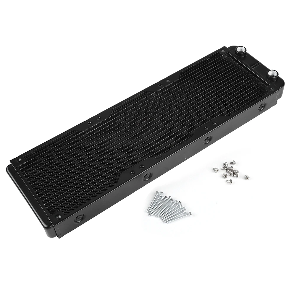 

High Efficiency 360mm 18 Tubes Thread Water Cooler Radiator Durable Aluminum Easy Install for PC Computer Water Cooling System