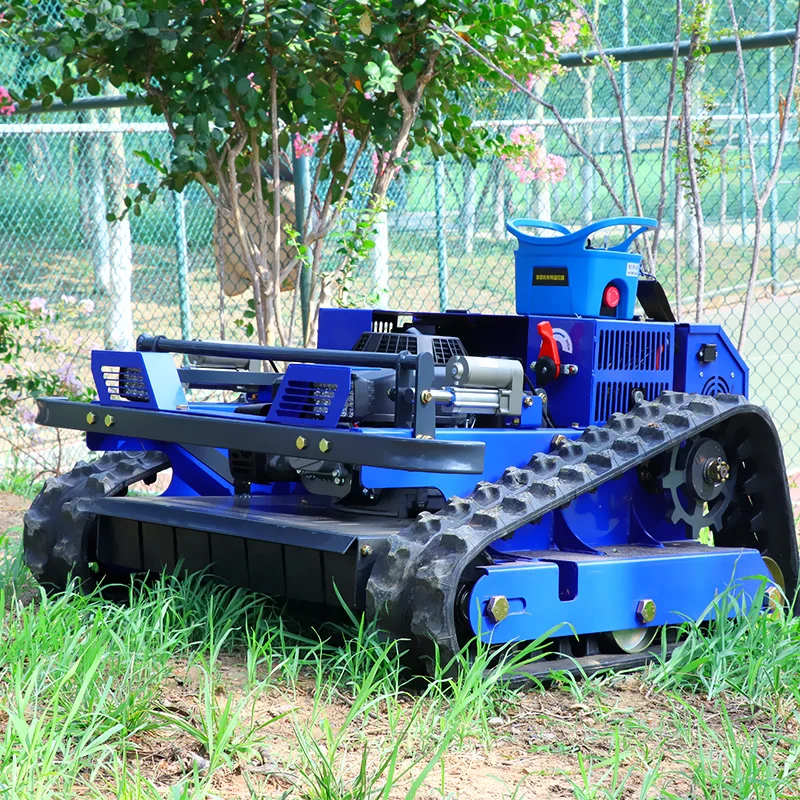 Customized remote-controlled intelligent lawn mower, wireless lawn mower, 4-stroke self-propelled lawn mowing robot