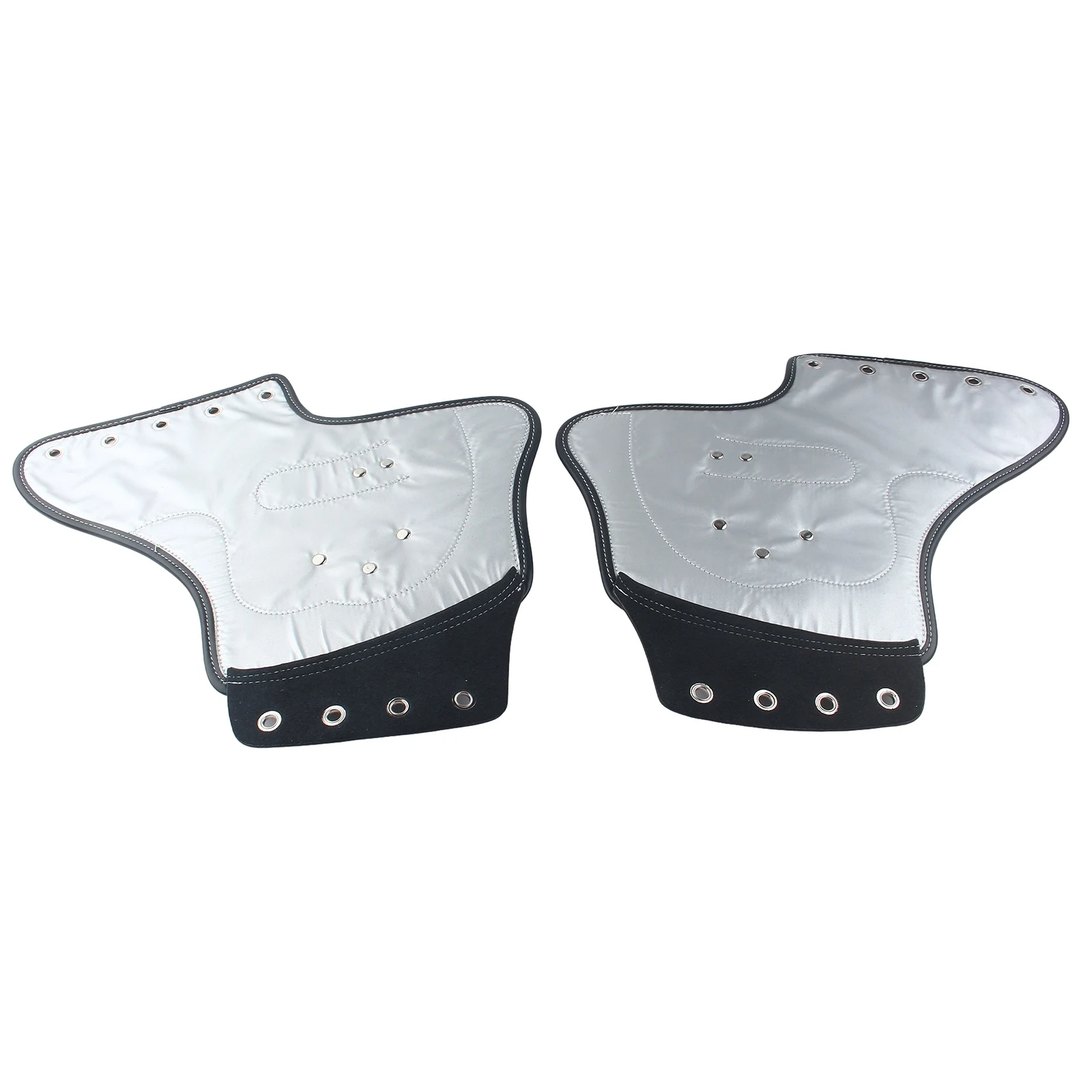 1 Set Heat Saddle Shield Deflector For Harley Suzuki Kawasaki Yamaha Honda