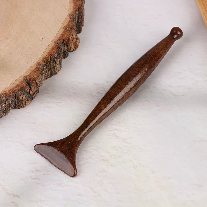 Health Care Sandalwood Gua Sha Board Stick Therapy Massage Stick Lymphatic Drainage Massage Scraping For Relaxation And Recovery
