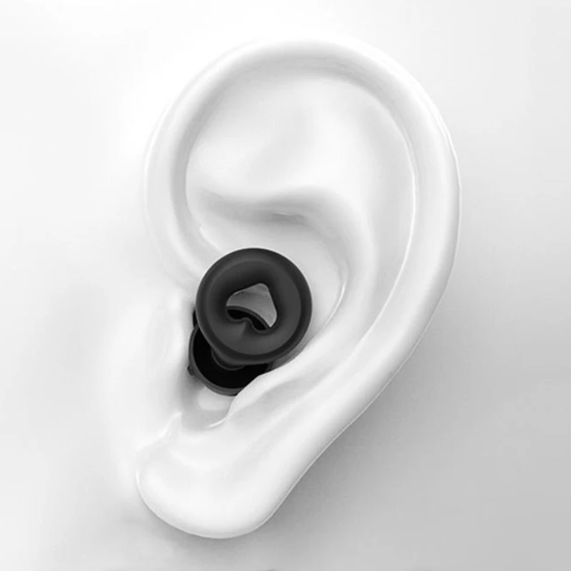 Silicone Earplugs for Swimming Sleep Noise Cancel Noise Reduction-Soundproof Reduce Disturbances -Quality loop Earplugs Supplies