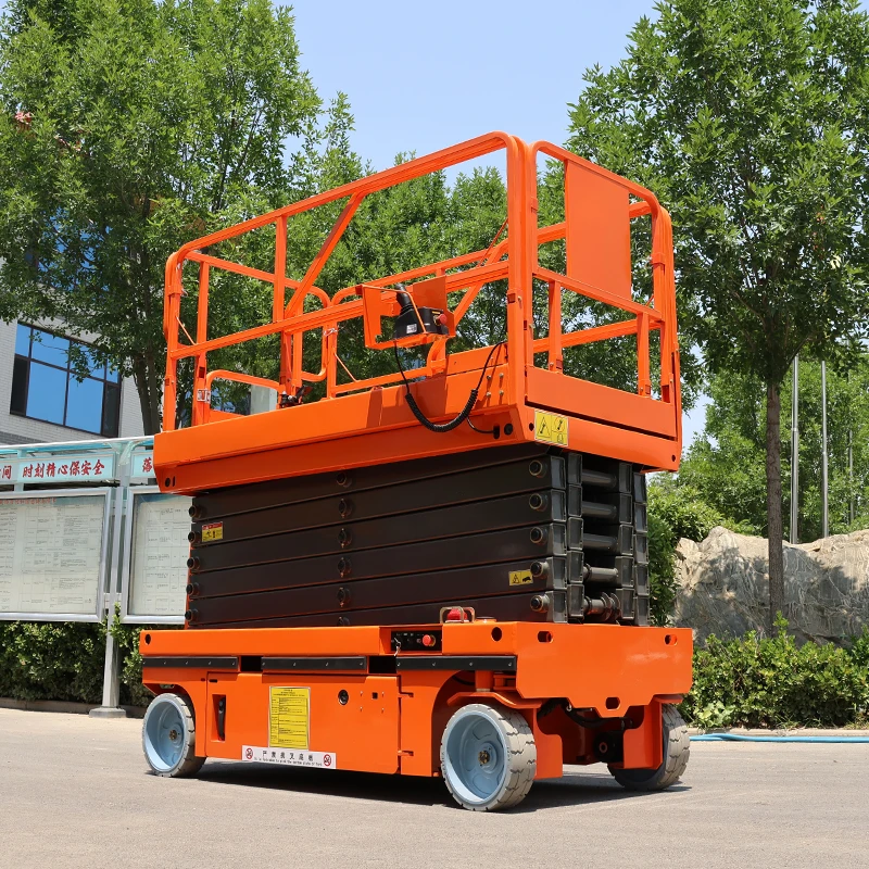 Compact Size Easy To Pass Through Narrow Spaces Smallest Scissor Lift For Indoor And Warehouse Project
