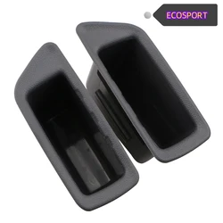 ABS Car Armrest Container Front Door Storage Box Handle Boxes Case Fit for Ford Ecosport 2018 2019 2020 2021 2022 Accessories