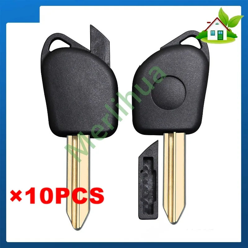 FOR Citroen Car Chip Secondary Key Fob Shell Straight Blade Replacement Housing With Extractable Core And Rubber Handle