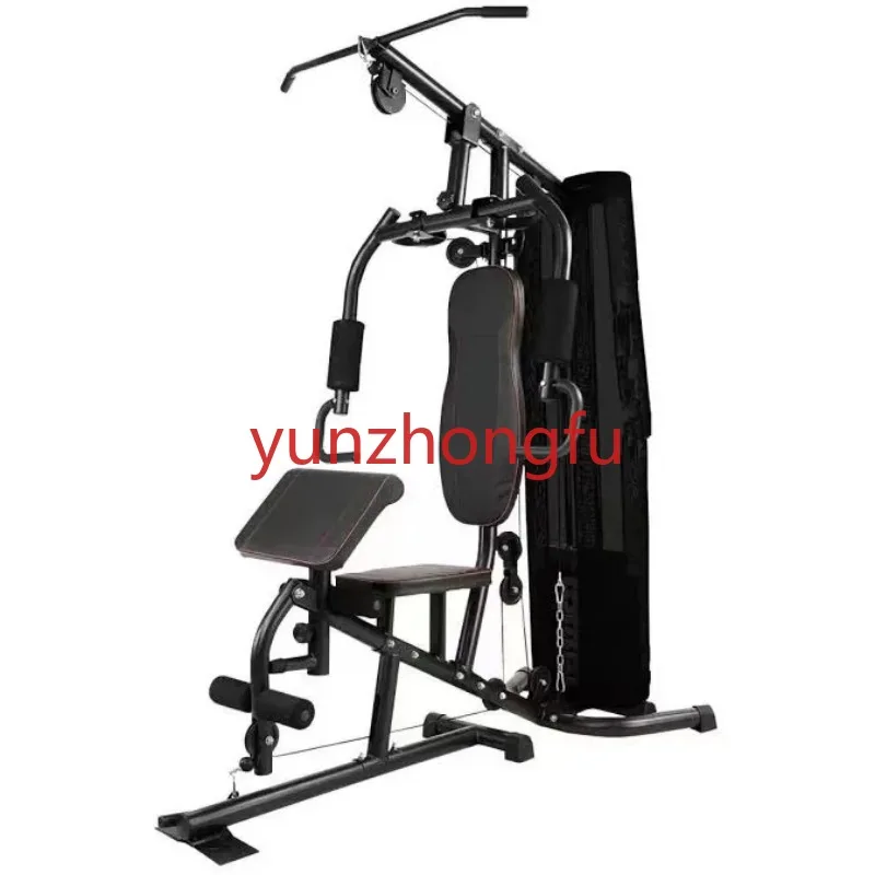 Indoor Mutli function station, home gym, fitness equipment, 3-station comprehensive trainer with weight