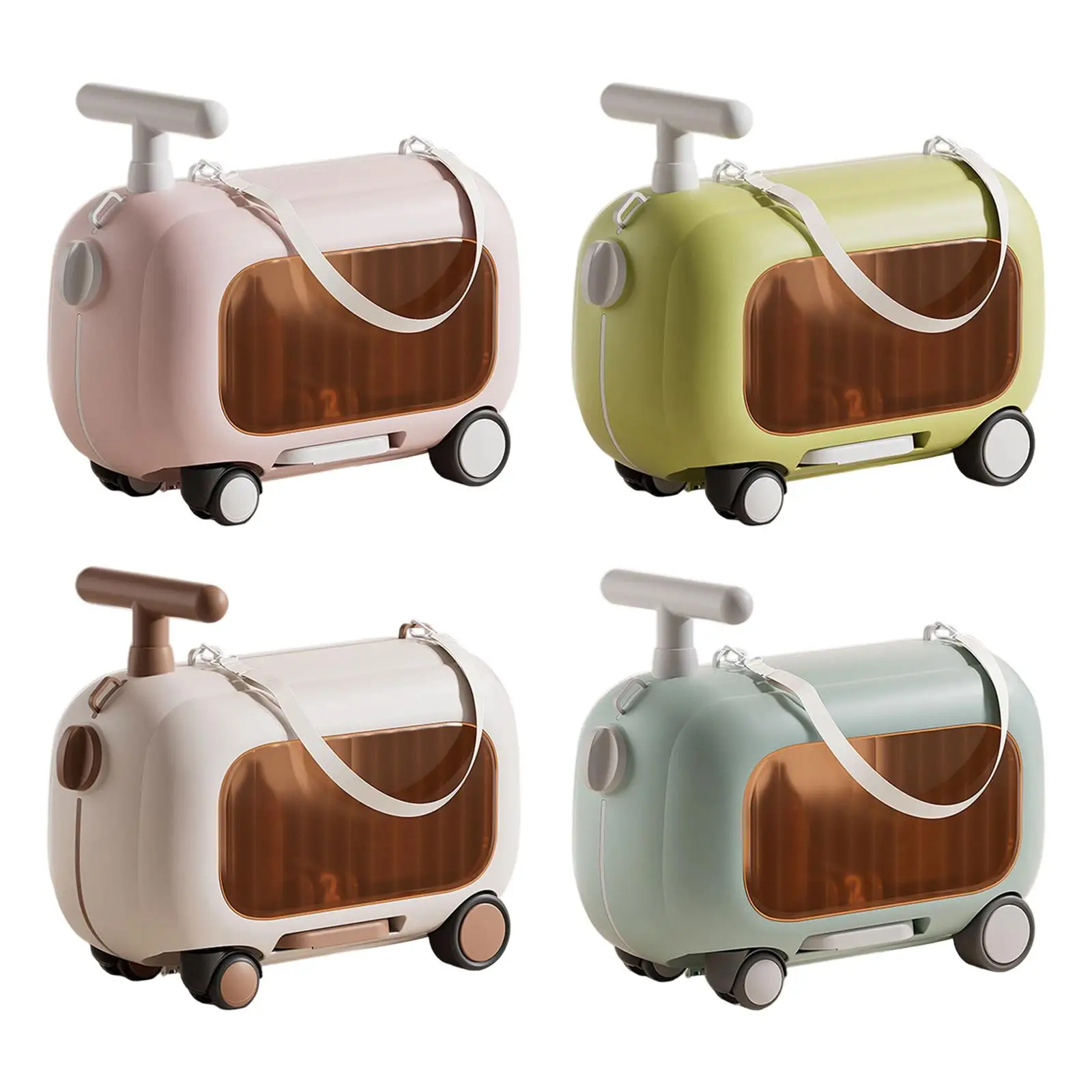 حقيبة أطفال خفيفة الوزن مع عجلات هدية أمتعة سفر مدمجة للأطفال الأولاد والبنات والأطفال #4