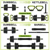 Adjustable Dumbbells 44/66/88Lbs Free Weight Set with Connector, 4 In 1 Weight Dumbbell Set Fitness Exercise for Home Gym