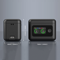 For Insta360 X5 Battery Charger Case Dual-Slot Portable Battery Charging Box Portable Battery Charger Action Camera Accessories