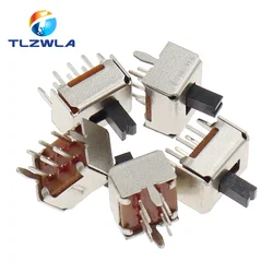 10PCS Toggle switch SS22D07 2P2T 6Pins DPDT Vertical Handle high 4MM SS22D07VG4