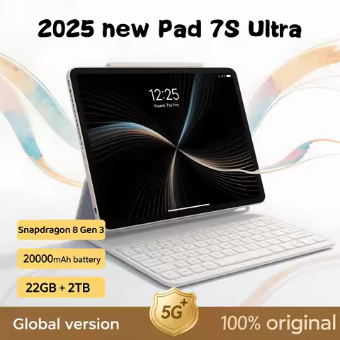 2025 New Original Global Edition Tablet PC Pad 7 Pro with Snapdragon 8gen2 Android 14 HD 4K 22GB + 2TB Dual SIM 5G and WIFI