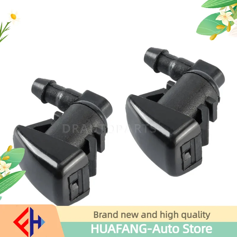 2pcs Windshield Washer Nozzles 853810k010,85381ae020 For 4runner 2005-2021,hilux 2004-2021,sienna 2004-2010 High Quality