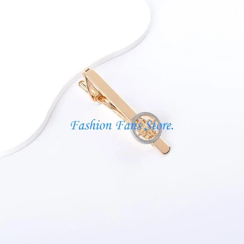  Sophisticated Men Tie Pin Cufflinks Collection Alloy Texture Men Tie Clip Suitable for Polished Outfits at Any Event