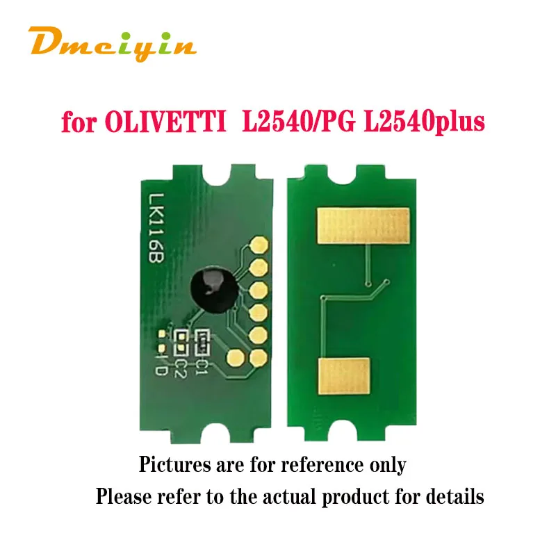 WW Version BK Color 7.2K Pages B1235 Toner Chip for OLIVETTI PG L2540/PG L2540plus