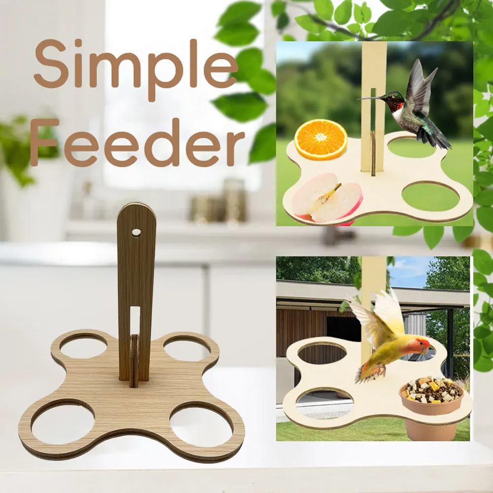 Simple Bird Feeder Porous Distributor Simple Feeder