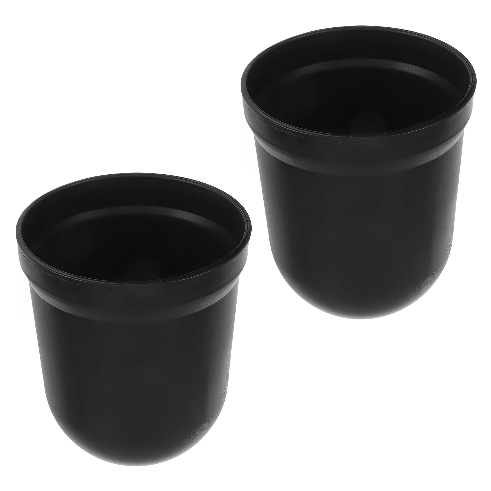 

2pcs Toilet Brush Cup Plastic Holder Cleaning Container Bathroom Scrubber Rack Household Longlasting Easy Compact Design