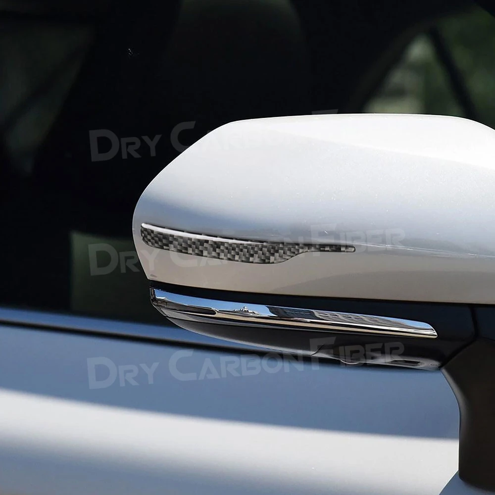 

Боковая крышка зеркала заднего вида из углеродного волокна, внешняя отделка, полоски, наклейки, устойчивые к царапинам наклейки для универсального автомобиля Toyota