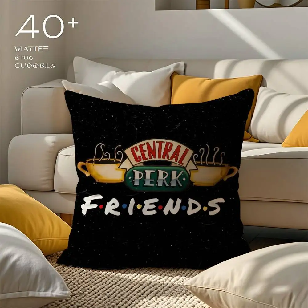 الكلاسيكية F-Friends برنامج تلفزيوني كيس وسادة طباعة جيدة المخدة غرفة المعيشة أريكة غطاء الوسادة ديكور غرفة نوم
