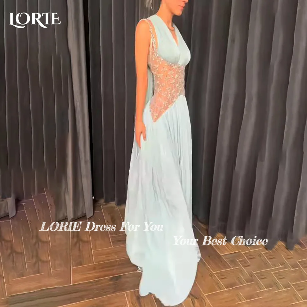 فستان سهرة بحورية البحر لامعة من LORIE بأشرطة سباغيتي على شكل قلب فستان الأميرة للحفلات الراقصة على شكل حرف a ثنيات لامعة للحفلات مخصصة