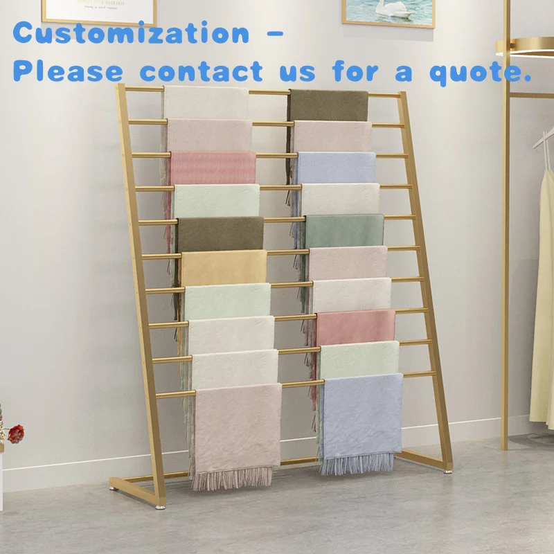 custom.Kainice Fabric Storage Rack Scarf Shelving Trousers Clothing Store Furniture Boutique Supplies Retail Clothes Displa