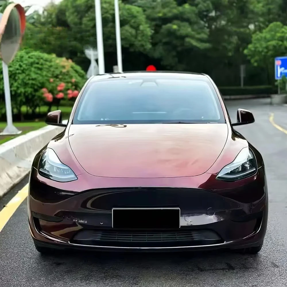 Galactic Madeira Red Car Wrap Vinyl Full Body TPU PPF Paint Protection Film Self Healing Anti Scratch UV Proof 7.5mil