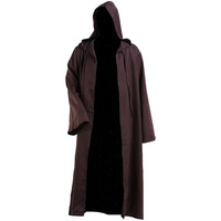 ​​Galaxy Warriors cosplay medieval hooded coat, gothic Halloween devil wizard death cloak robe Jedi cape Ninja attirefrom Japan