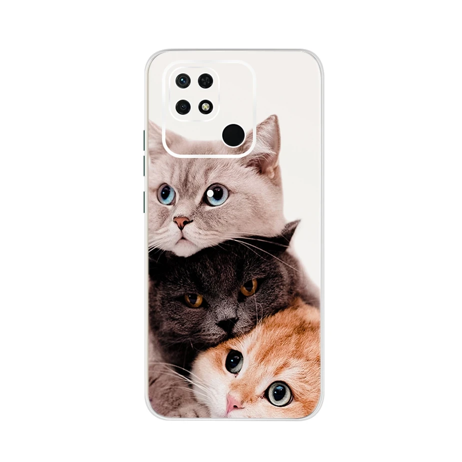 Redmi 10C Case New Fashion Cute Cartoon Cover Soft Silicone Case For Xiaomi Redmi 10C 10 C Redmi10C TPU Fundas Shockproof Bumper