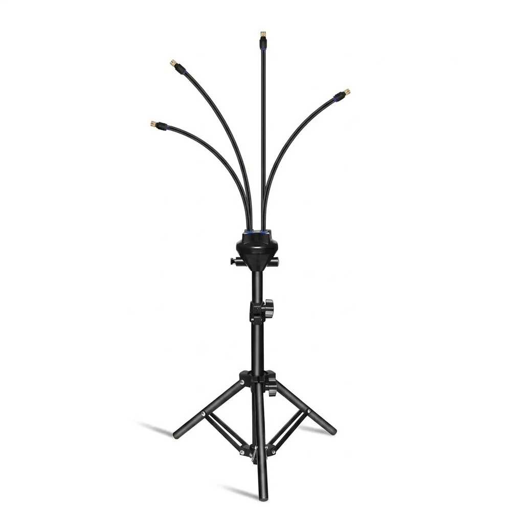 Standing Atomizing Nozzle System for Outdoor Cooling Garden Sprayer with 26.2FT Misting Line and Four Brass Mist Nozzles