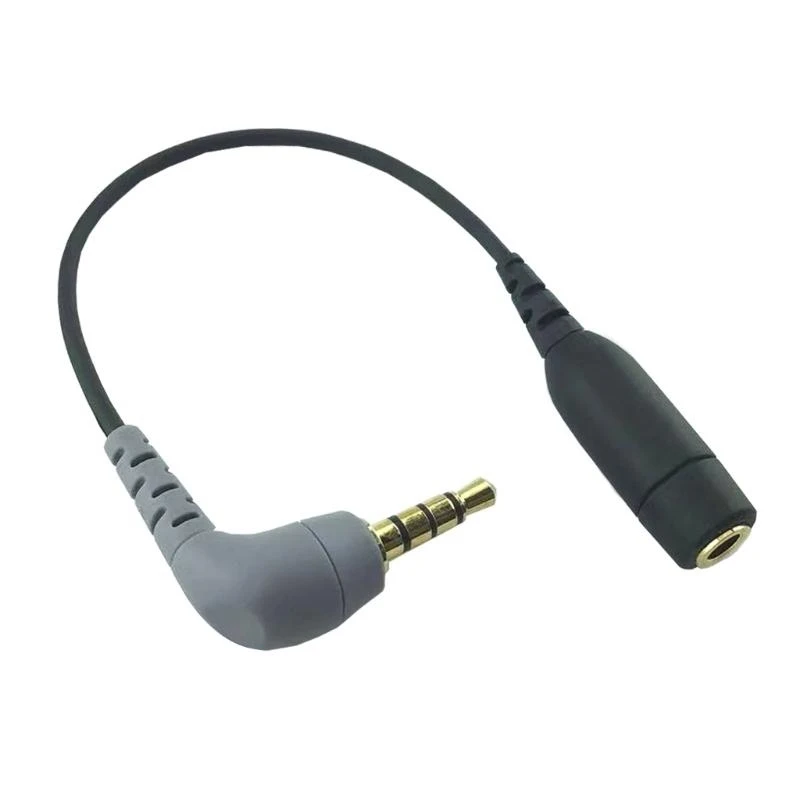 Adaptador cable micrófono TRS 3.5 mm para TRS para calidad Rode SC3/SC4