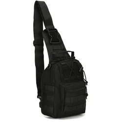 Borsa a tracolla tattica 800D Oxford impermeabile piccola borsa a tracolla per sport all'aria aperta per caccia, escursionismo, campeggio