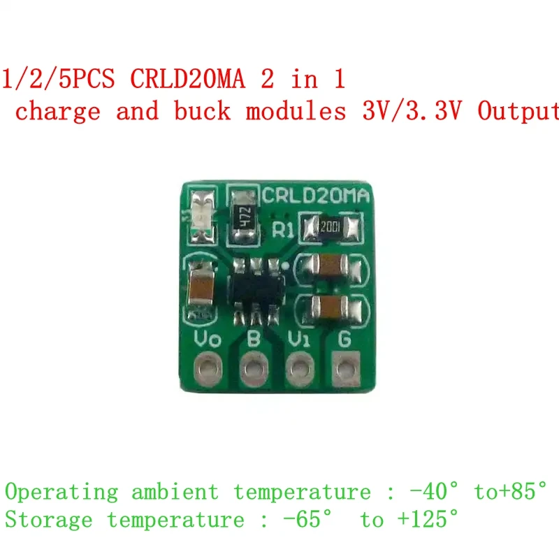 شاحن بطارية صغير 2 في 1 لبطاريات ليثيوم أيون 3.8 فولت مع وحدة محول تيار مستمر 4.2 فولت إلى 3.3 فولت"