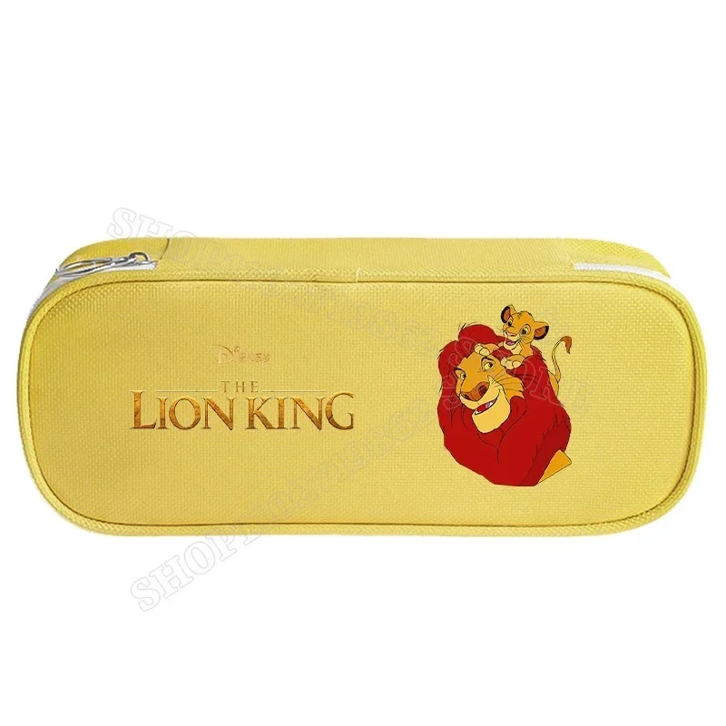 The Lion King Pencil Case Disney Cute Stationery Cartoon Anime Graphic Print School Supplies Large Capacity Birthday Party Gifts